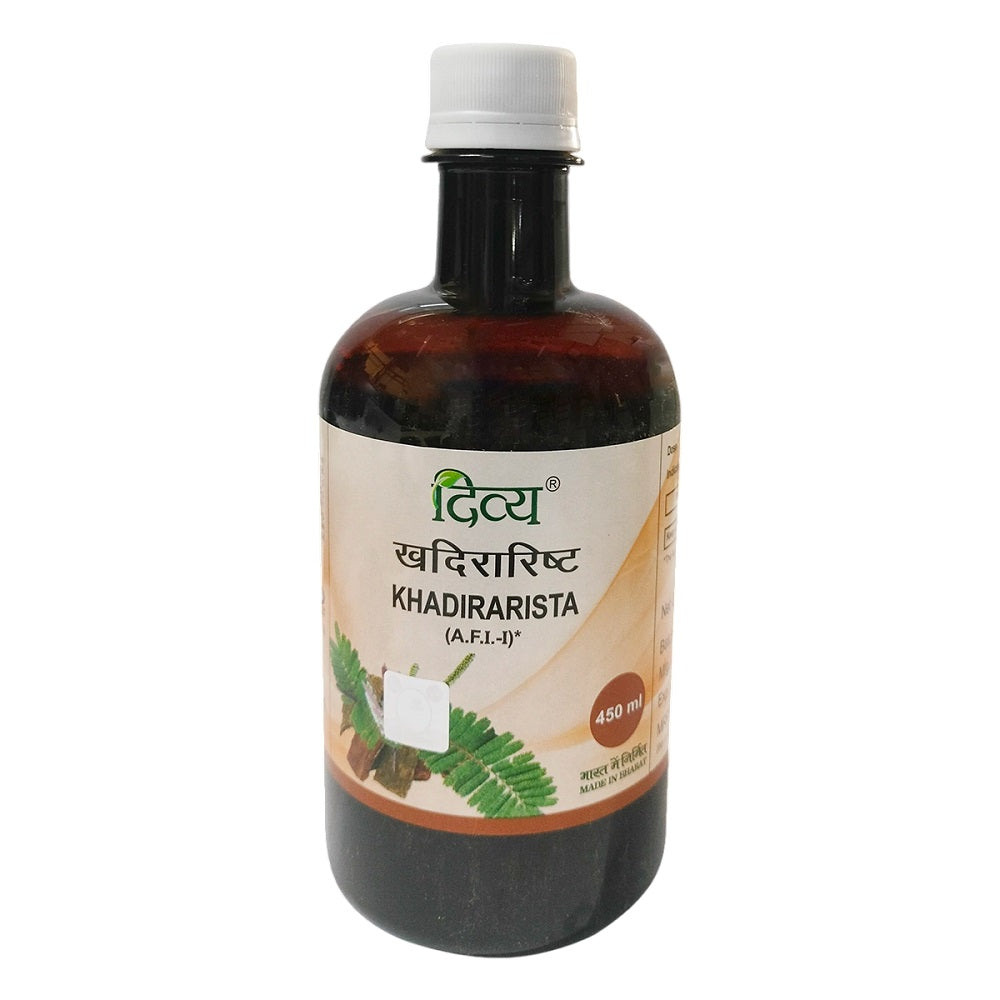 Patanjali Divya Khadirarishth Flüssigkeit 450 ml