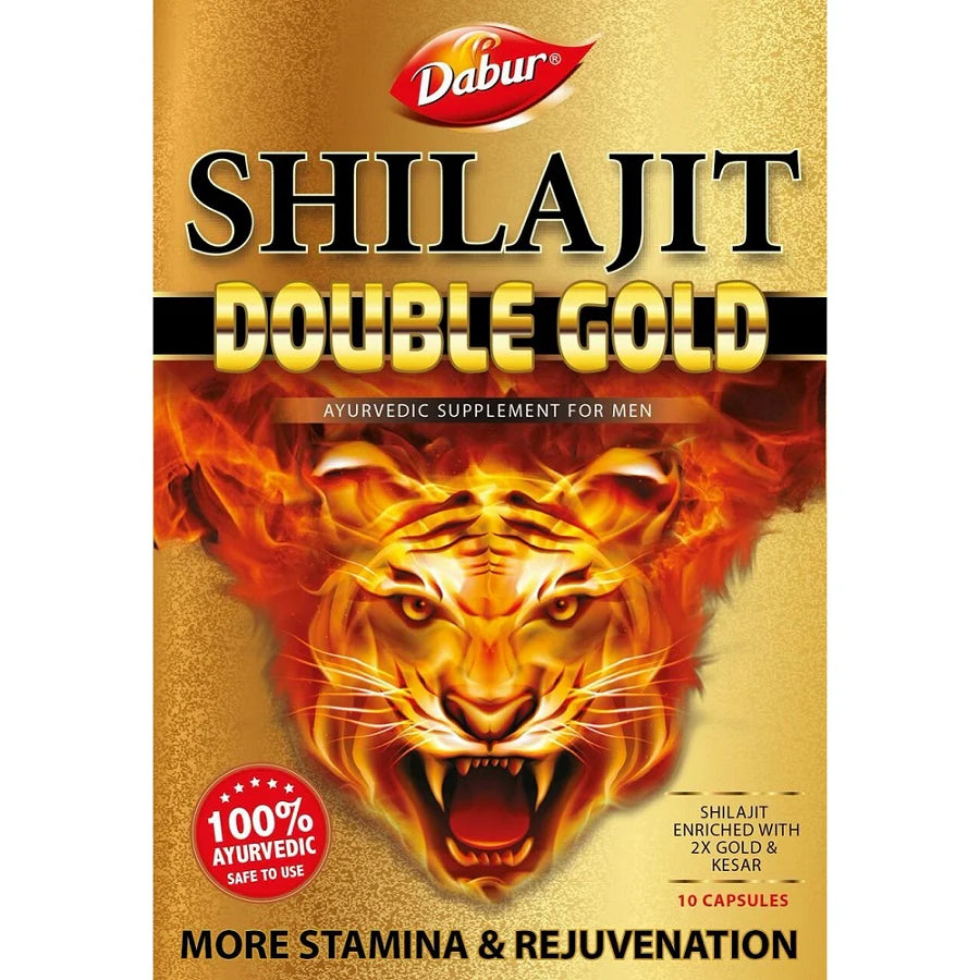 Dabur Ayurvedic Shilajit Double Gold 10 Tablets