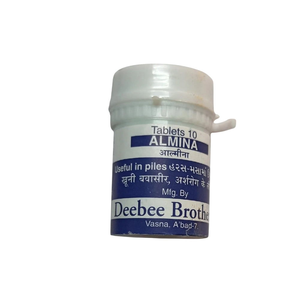 Deebee Brothers Ayurvedic Herbal Almina Tablets – 50 Tablets (5 x 10)