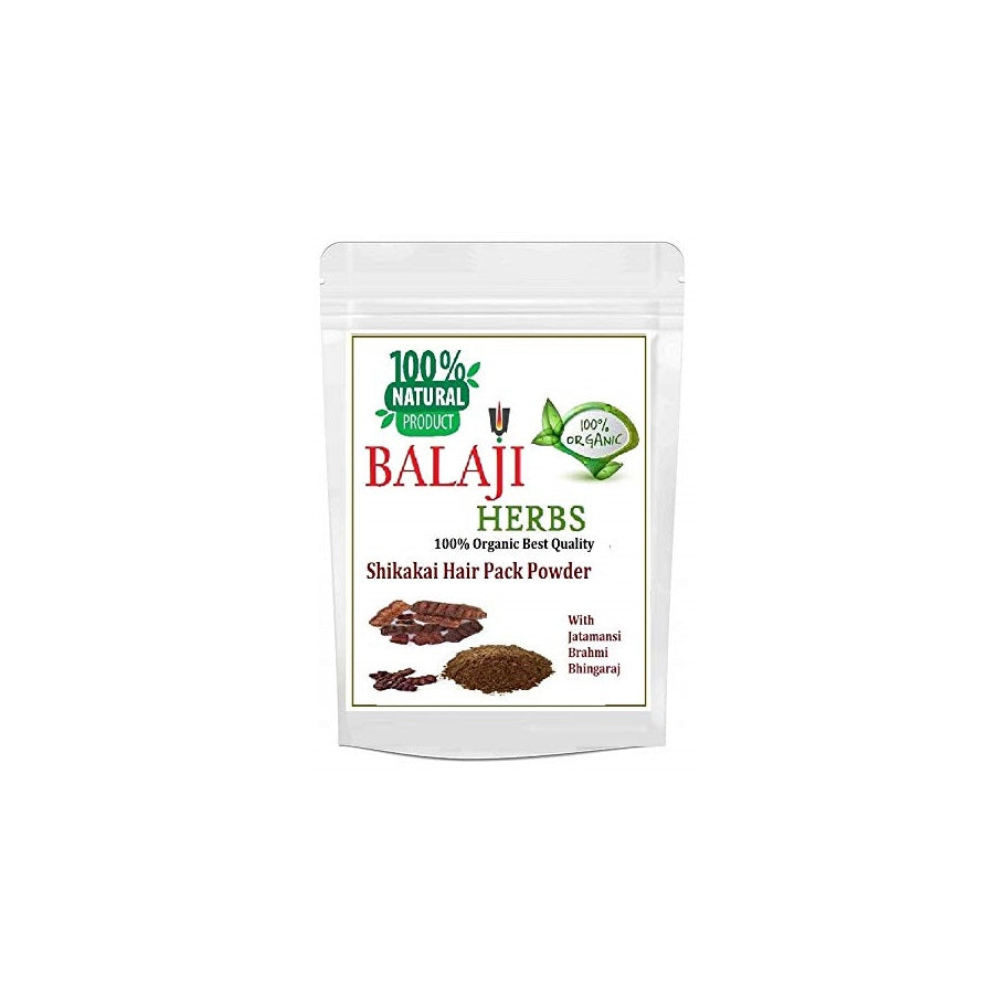 Balaji Ayurvedic 100% Natural Shikakai Hair Powder 100 G