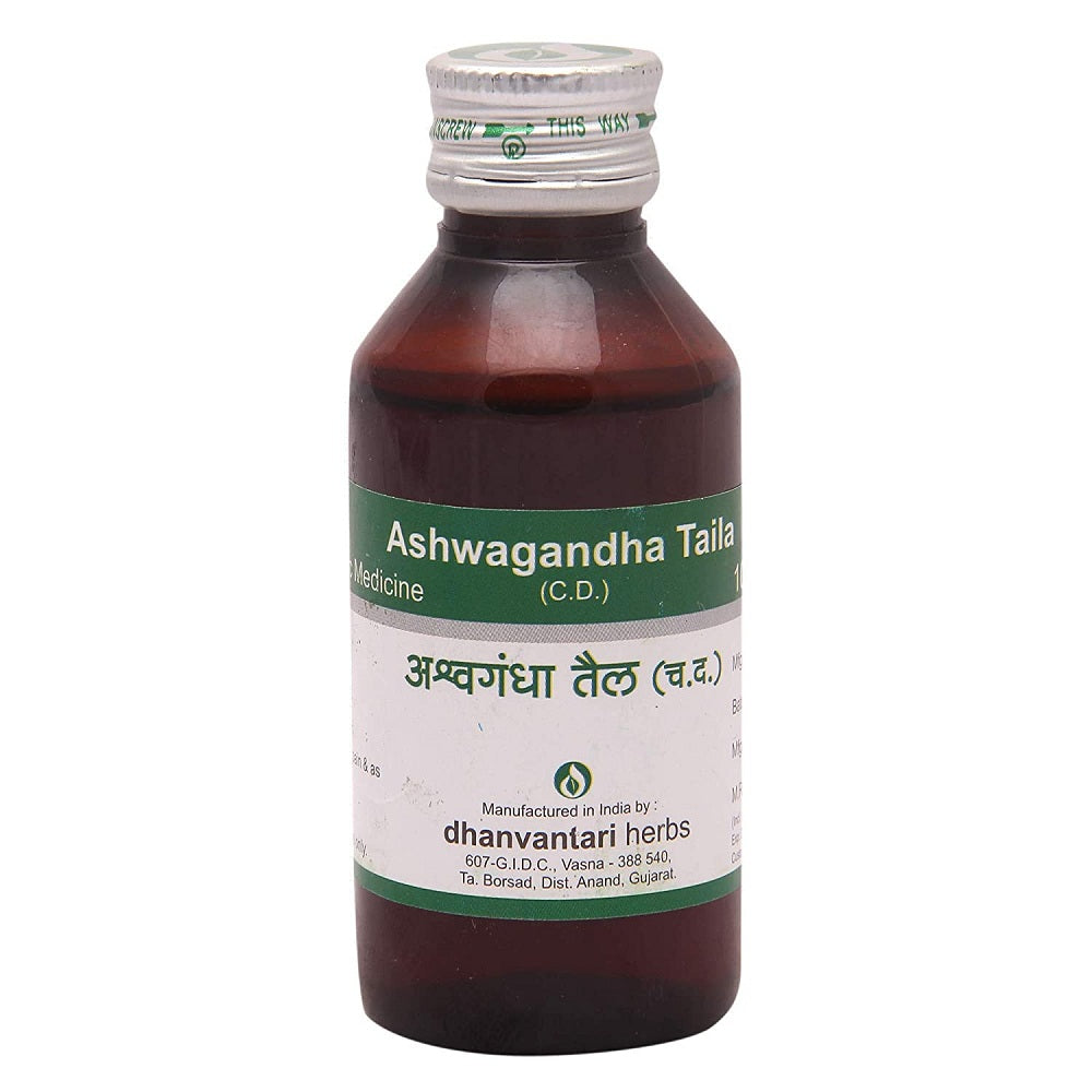 Dhanvantari Ayurvedic Ashwagandha Taila Oil