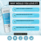 Jovees Herbal Derma Rice Water & 10% Niacinamide Cleanser for Glowing Clear Skin 100g