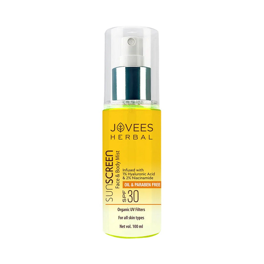 Jovees Herbal Cosmetics Sunscreen Face And Body Mist SPF-30 100ml