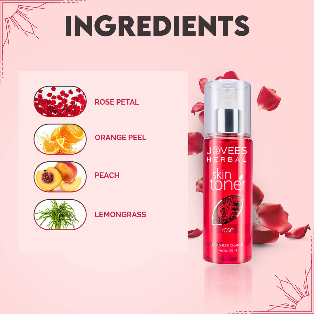Jovees Herbal Cosmetics Rose Skin Toner