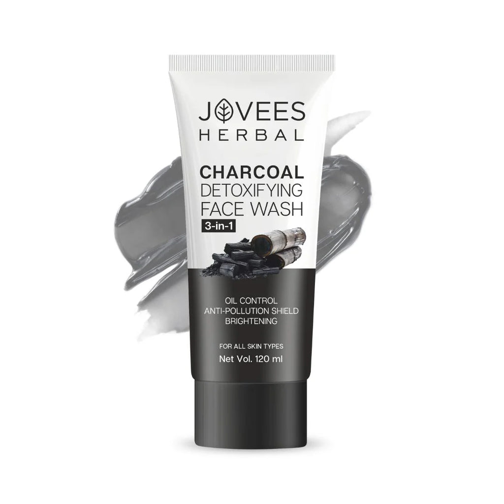 Jovees Herbal Activated Charcoal Detoxifying Face Wash 120ml