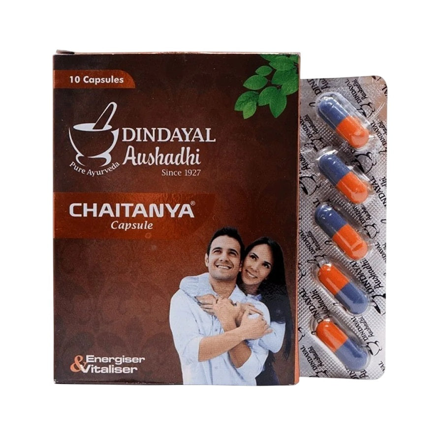 Dindayal Aushadhi Ayurvedic Chaitanya 10 Capsules