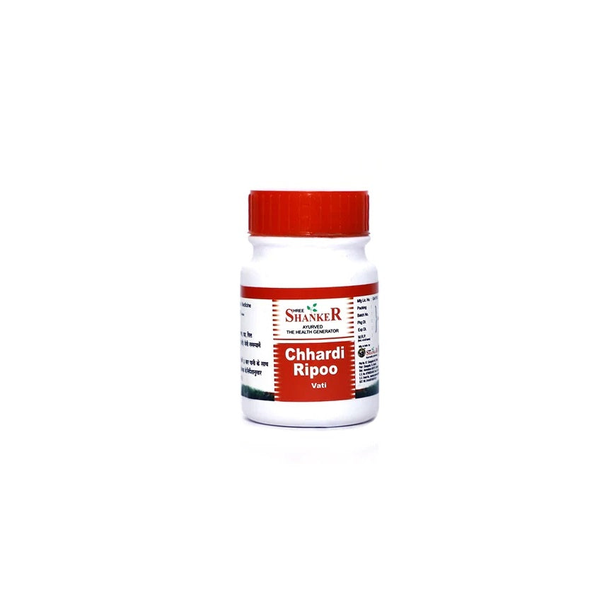 Shree Shanker Chhardiripu Vati Ayurvedic Tablets – 60 Tablets