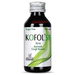 Charak Ayurvedic Kofol Syrup & Kofol Sf Cough Reliever Sugar Free Syrup 100 ml