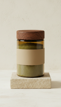 Herbal churna powder eco jar