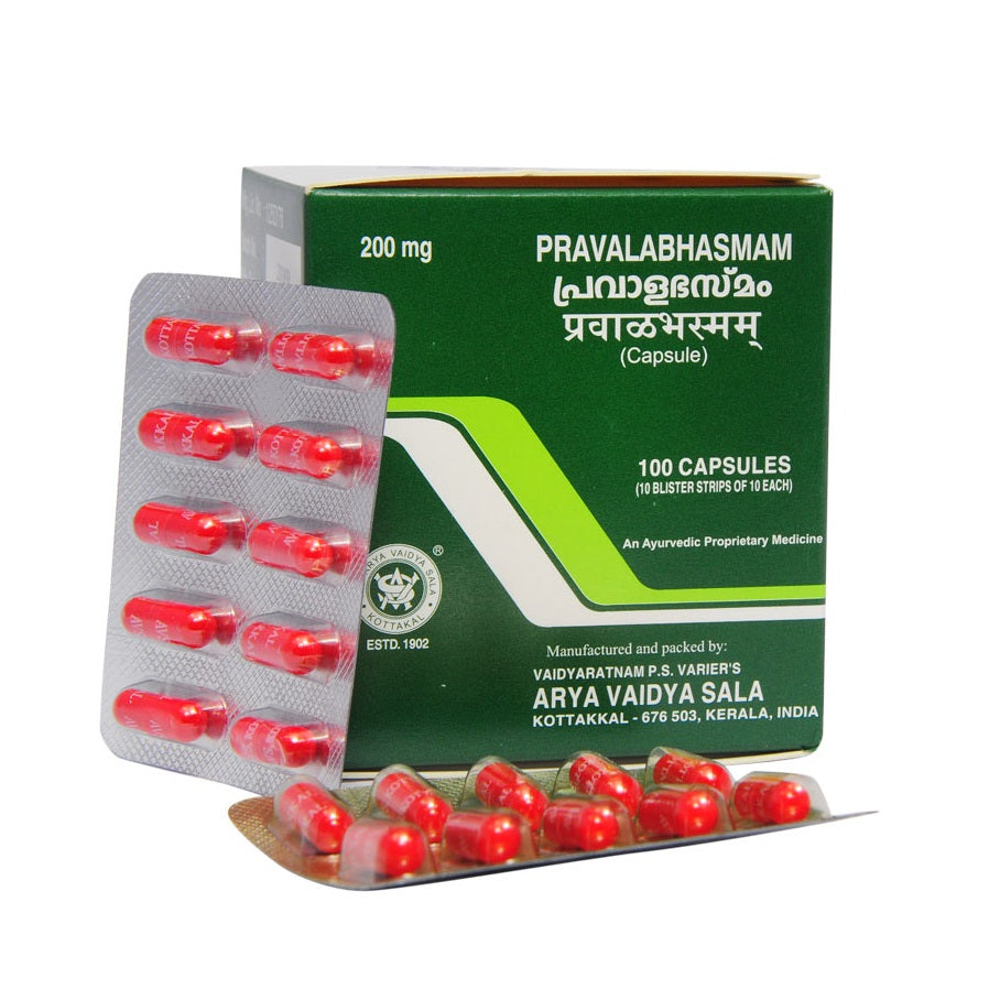 Kottakkal Ayurvedic Pravala Bhasmam Capsules