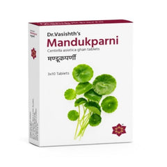 Dr.Vasishth's Ayurvedic Mandukparni 3 X 10 Tablets