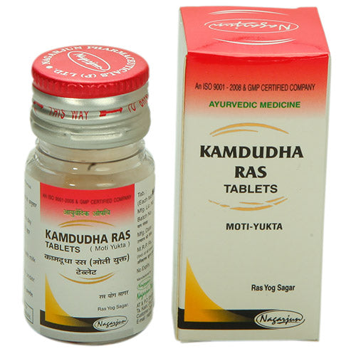 Nagarjun Kamdudha Ras Plain and Moti Yukt Tablets