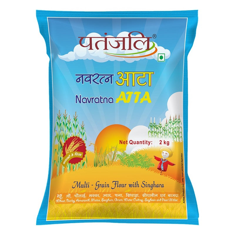 Patanjali Navratna Atta Flours Powder 2Kg