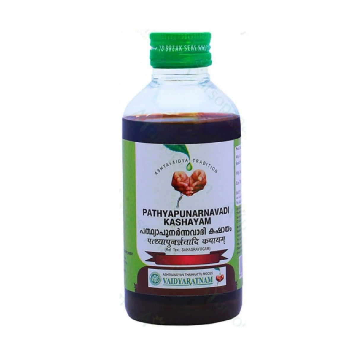 Vaidyaratnam Ayurvedic Pathyapunarnavadi Kashayam Flüssigkeit 200 Ml