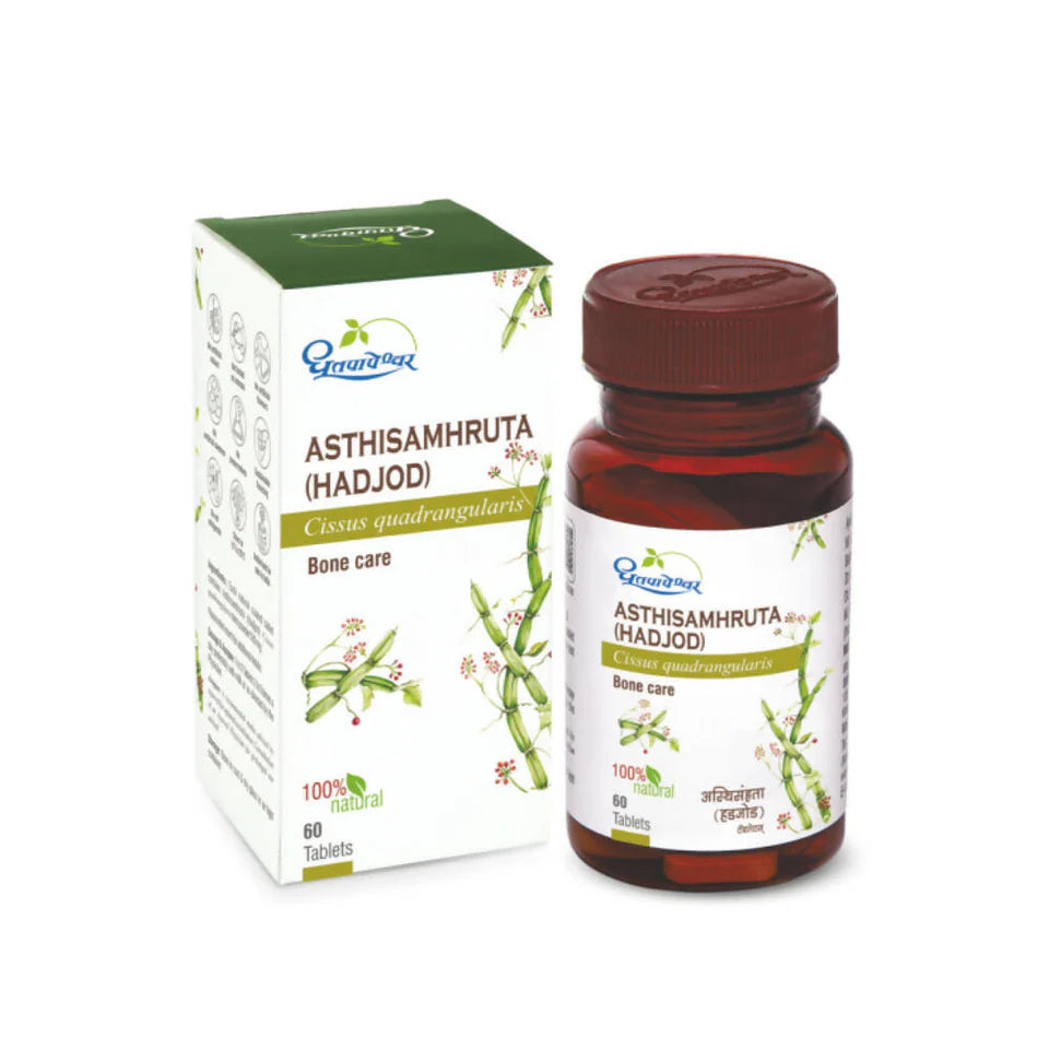 Dhootapapeshwar Ayurvedic Asthisamhruta Hadjod 60 Tablet