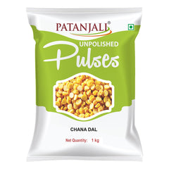 Patanjali Unpolished Pulses Chana Dal Dry Beans