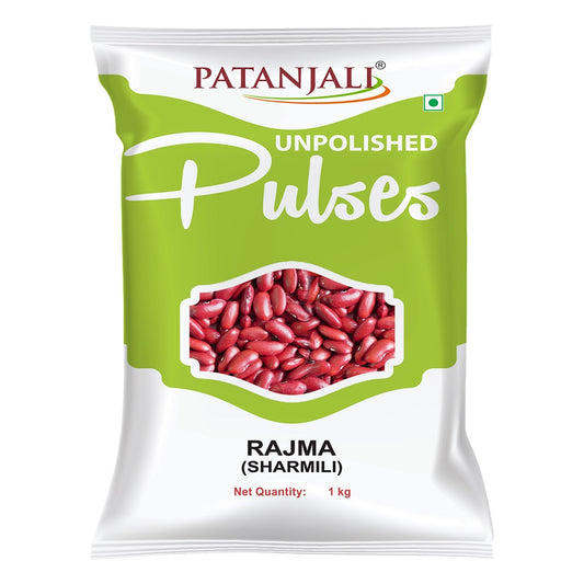 Patanjali Unpolished Pulses Rajma (Sharmili) Dry Beans