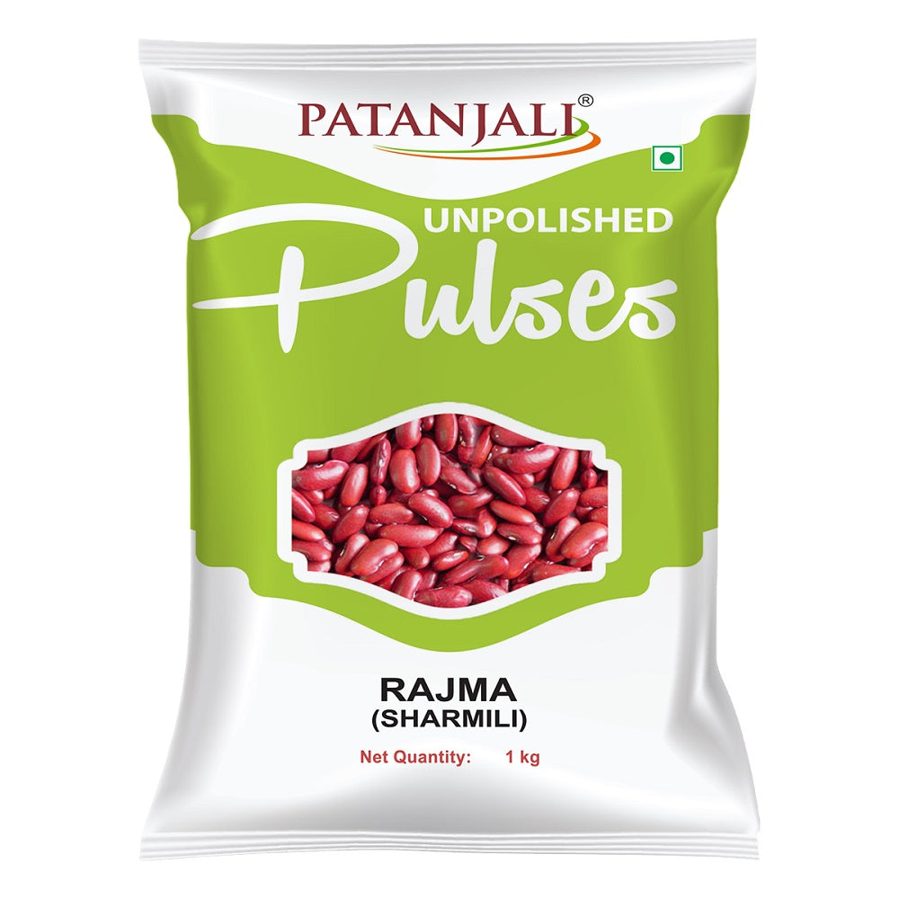 Patanjali Unpolished Pulses Rajma (Sharmili) Dry Beans