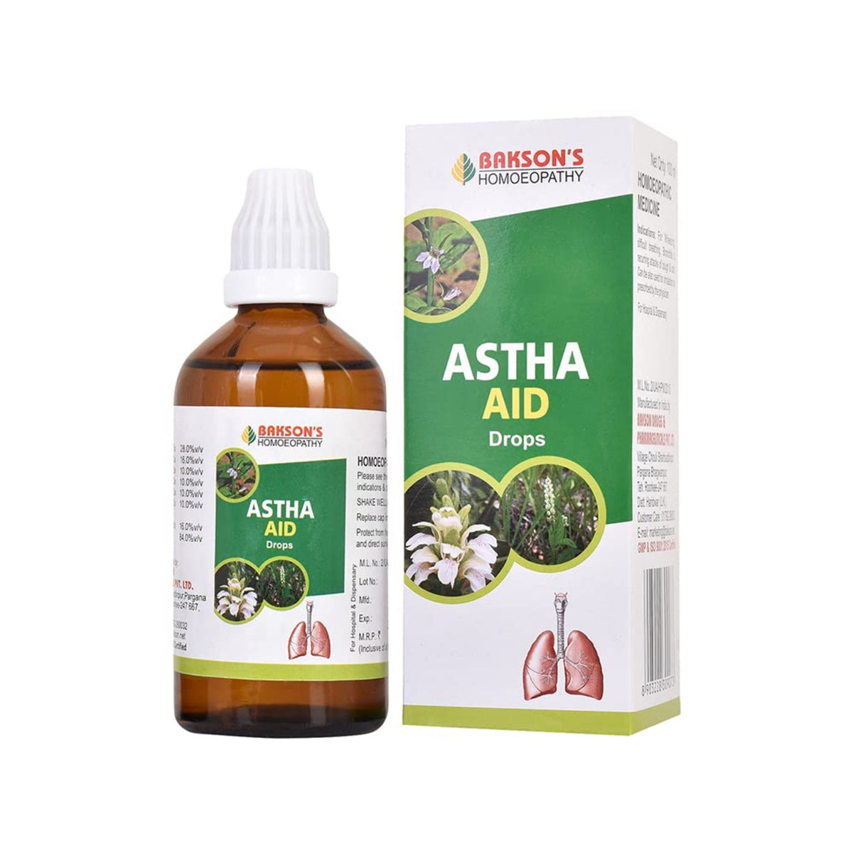 Baksons Homöopathie-Tropfen gegen Astha-Hilfe bei Atemproblemen