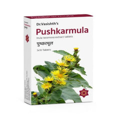 Dr.Vasishth's Ayurvedic Pushkarmula 3 X 10 Tablets
