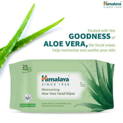 Himalaya Herbal Ayurvedic Personal Care Feuchtigkeitsspendende Aloe Vera Reinigt und erfrischt sanft die Haut Stellt den Feuchtigkeitshaushalt wieder her Gesichtstücher