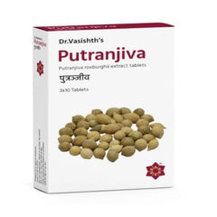 Dr.Vasishth's Ayurvedic Putranjiva 3 X 10 Tablets