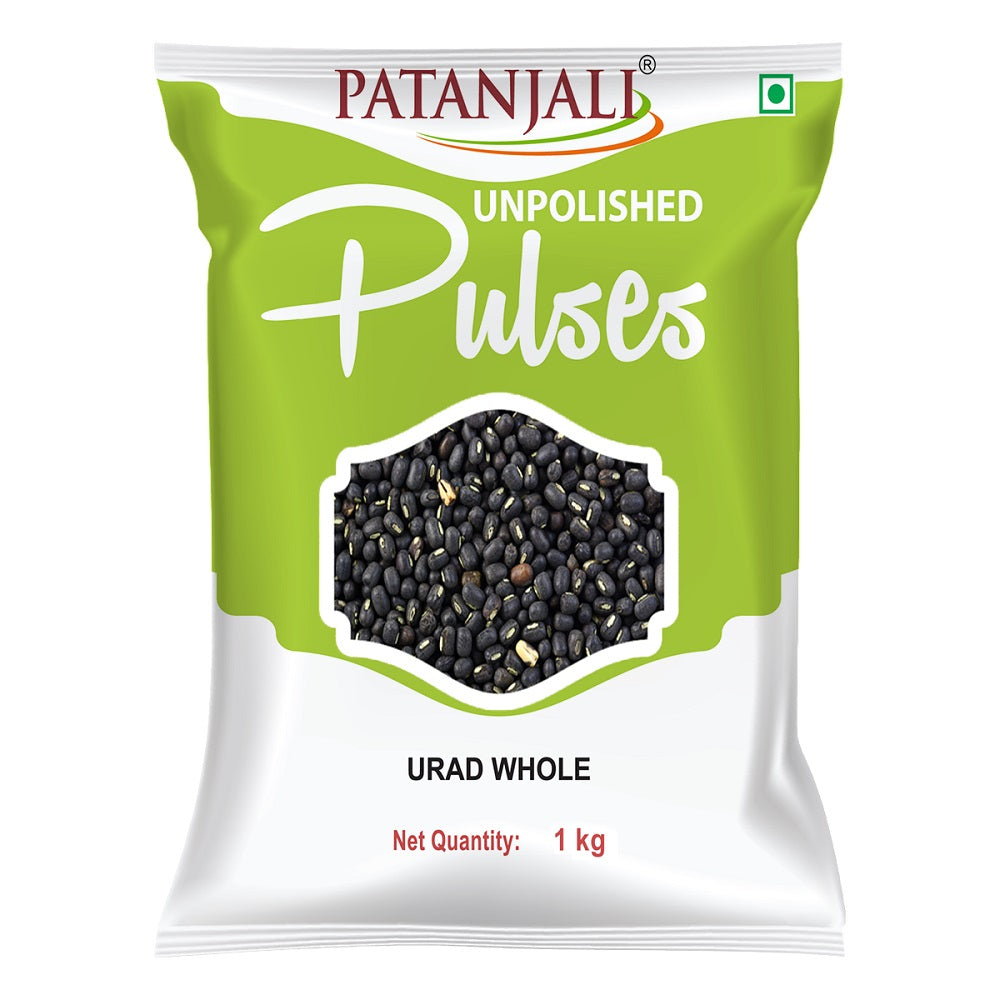 Patanjali Unpolished Pulses Urad Whole Dry Beans