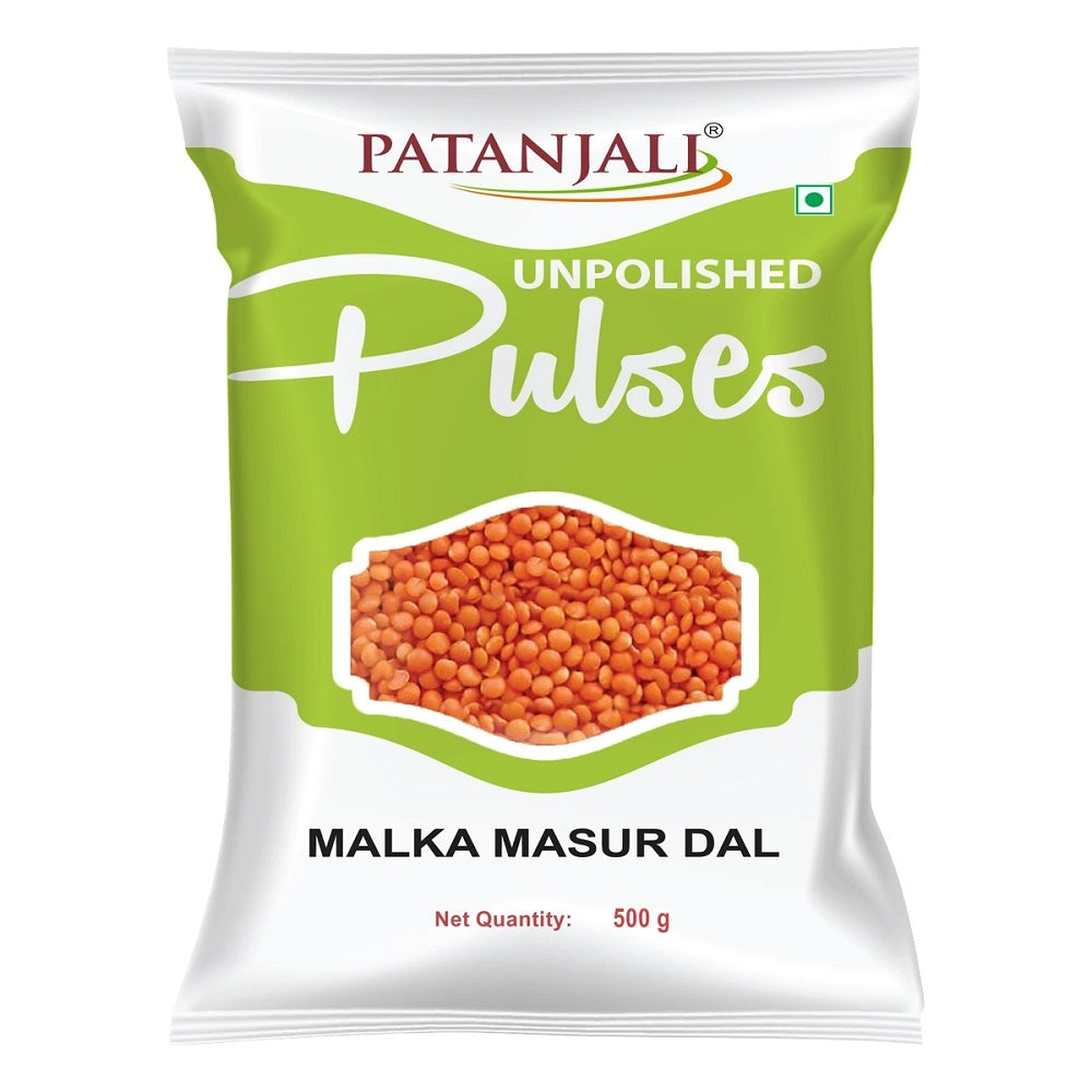 Patanjali Unpolished Pulses Malka Masur Dal Dry Beans