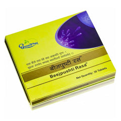 Dhootapapeshwar Ayurvedic Beejpushti Rasa 30 Tablets