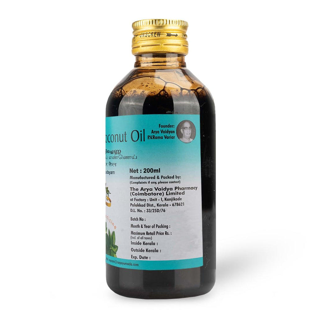 AVP Ayurvedic Malathyadi Coconut Oil 200ml & Thailam 200ml