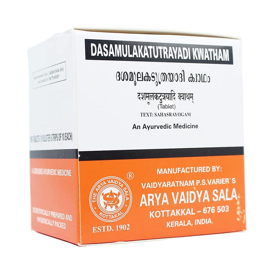 Kottakkal Ayurvedic Dasamulakatutrayadi Kwatham 100 Tablets