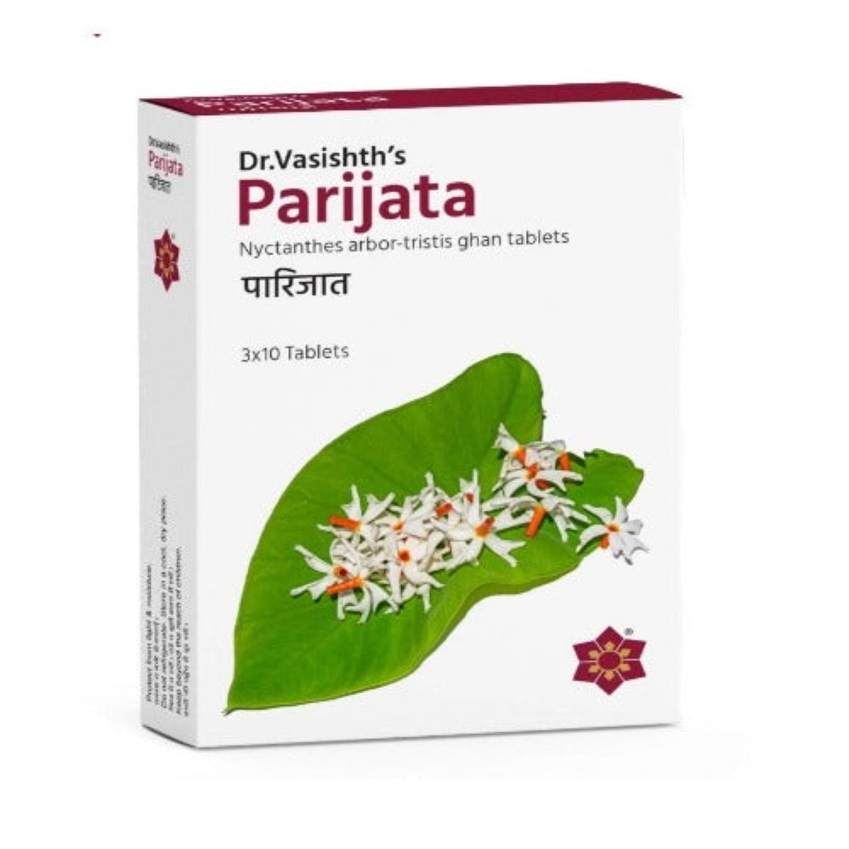 Dr.Vasishth's Ayurvedic Parijata 3 X 10 Tablets