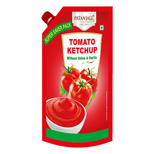 Patanjali Tomato Ketchup W/o Onion Garlic Spicy Sauce 950ml