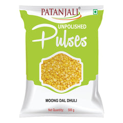 Patanjali Unpolished Moong Dal Dhuli Dry Beans