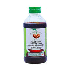Vaidyaratnam Ayurvedische Rasonadi Kashayam-Flüssigkeit 200 ml