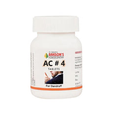 Bakson Homoepothy AC#4 Dandruff,Relief From Itching & Hair Growth 75 Tablet