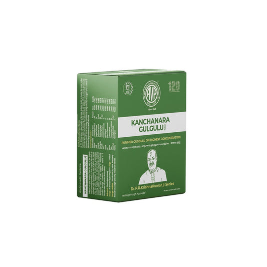 AVP Ayurvedic Kanchanara gulgulu Vatika 100 Tablets