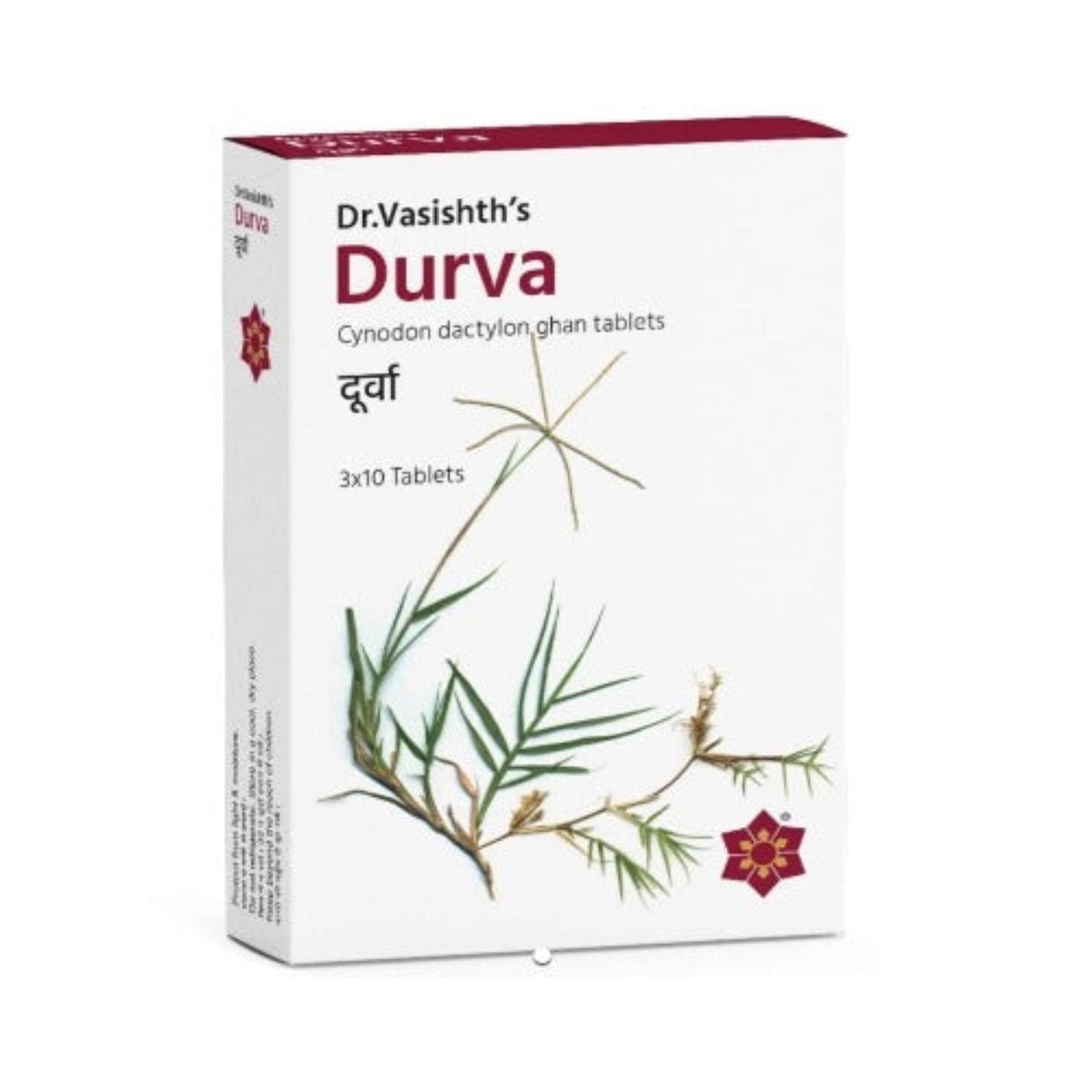 Dr.Vasishth's Ayurvedic Durva 3 x 10 Tabletten