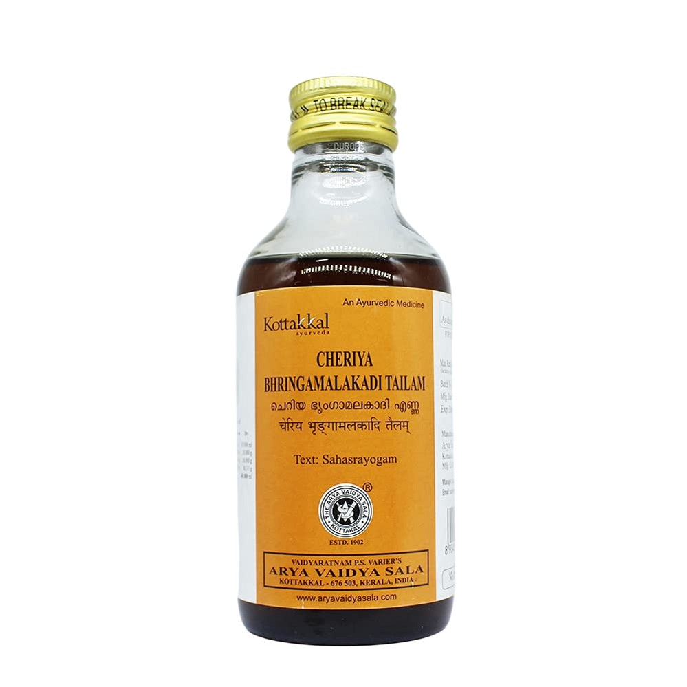 Kottakkal Ayurvedic Cheriya Bhringamalakadi Tailam Oil 200ml