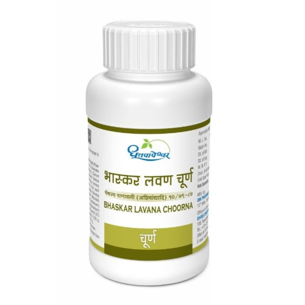 Dhootapapeshwar Ayurvedisches Bhaskar Lavana Choorna Pulver &amp; Tablette