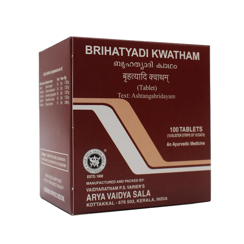 Kottakkal Ayurvedic Brihatyadi Kwatham 100 Tablets