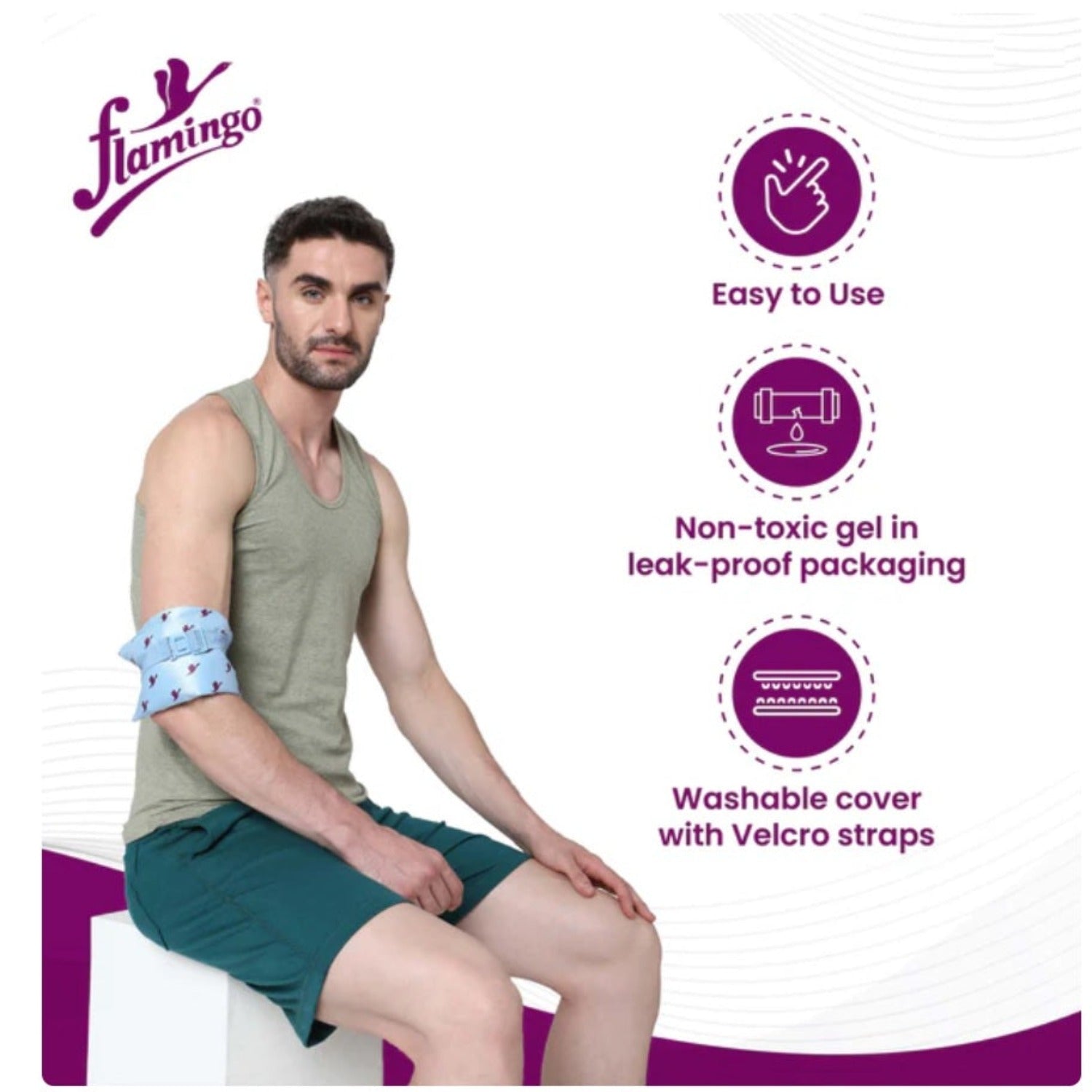 Flamingo Health Orthopaedic Flamingo Cool Pack Non Toxic Gel