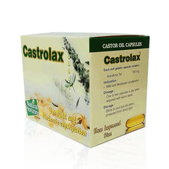 Asoj Soft Ayurvedisches Castrolax Rizinusöl Soft-Gel 60 Kapseln