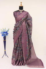 Bollywood Indian Pakistani Ethnic Party Wear Women Soft Pure Printed Self Design Semi Silk Saree/Sari