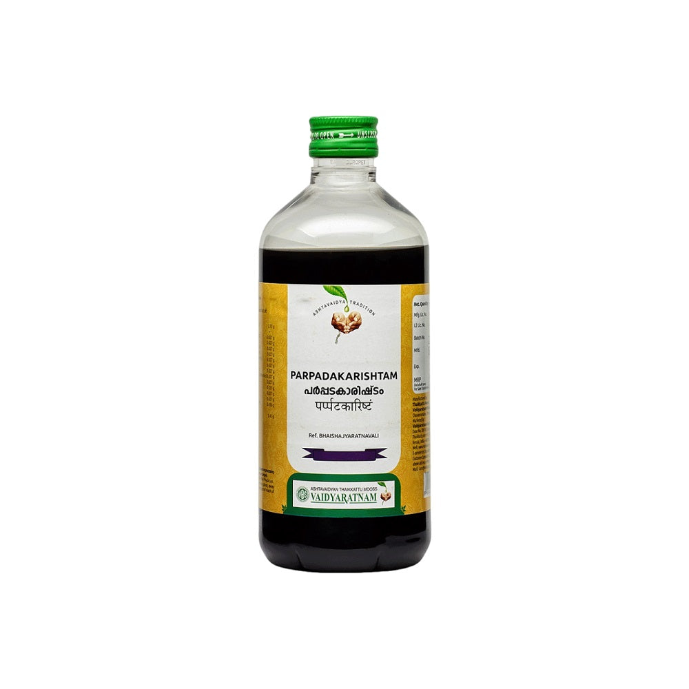 Vaidyaratnam Parpadakarishtam Liquid 450ML