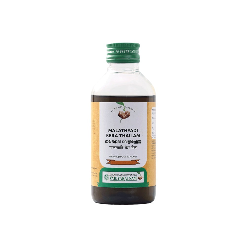 Vaidyaratnam Malatyadi Kera Thialam Oil 200Ml