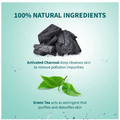 Himalaya Herbal Ayurvedic Personal Care Pollution Detox Kohle absorbiert überschüssiges Öl klärt die Haut Gesichtspackung