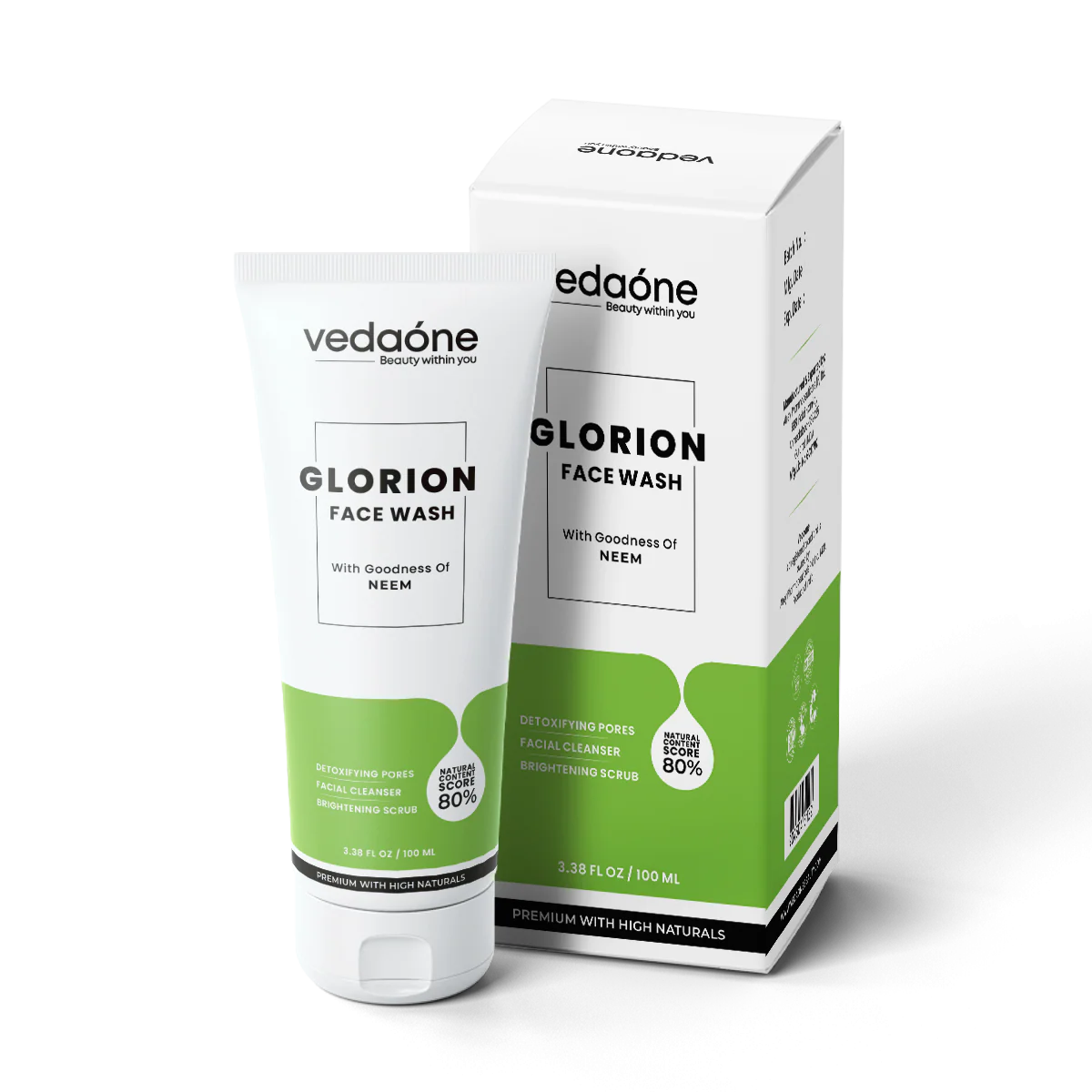Vedaone Cosmetics Glorian Facewash With Goodness Of Neem 100g