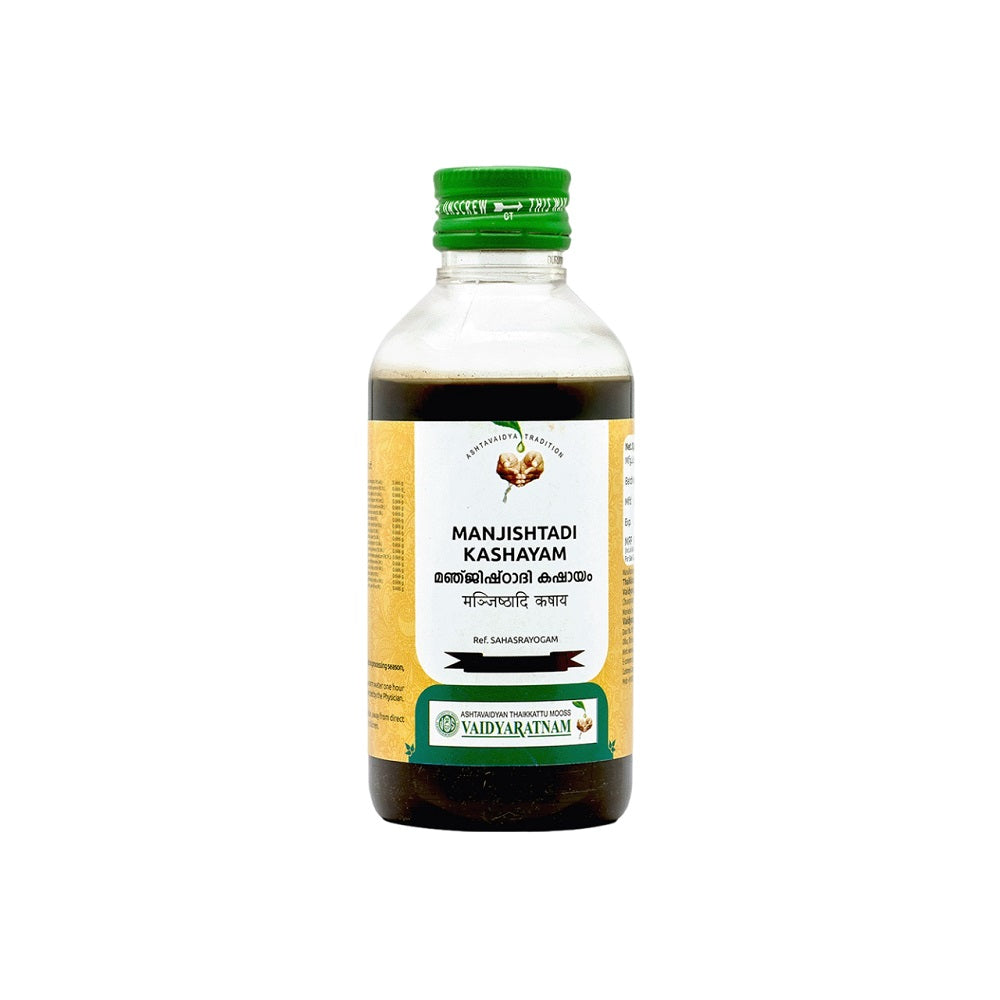Vaidyaratnam Manjishtadi Kashayam Liquid 200Ml