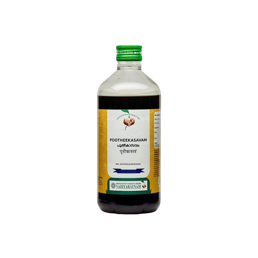 Vaidyaratnam Pootheekasavam Liquid 450ml